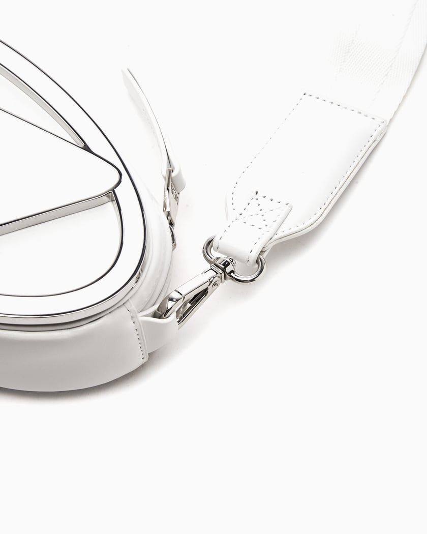 Diesel 1DR Pouch Unisex Crossbody Bag White X09870-PR818-100| FOOTDISTRICT