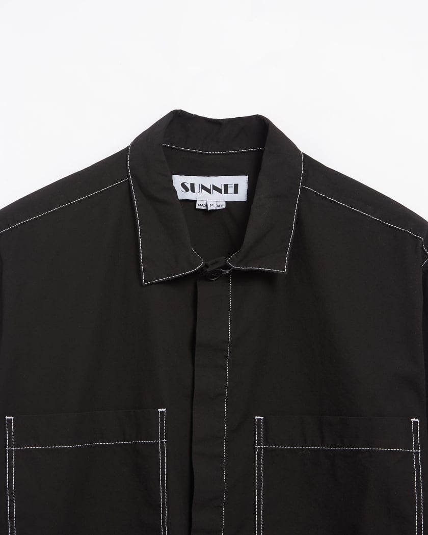 Signature Panel Pockets Shirt Jacket - Canvas Edition