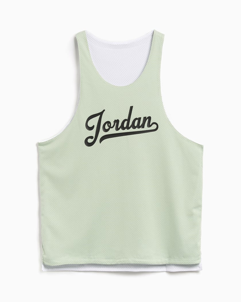 Jordan Flight MVP Men s Reversible Tank Top Green White FN4665 100 FOOTDISTRICT