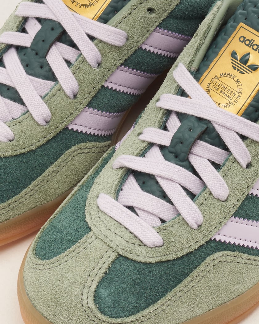Adidas green stripe sneakers clearance