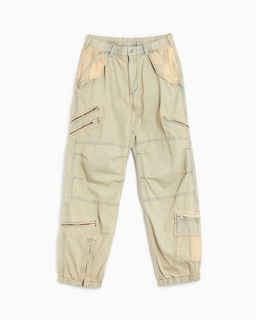 thisisneverthat® Crazy Men's Multi Zip Pants Beige TN233DPA5P01-TNT |  FOOTDISTRICT