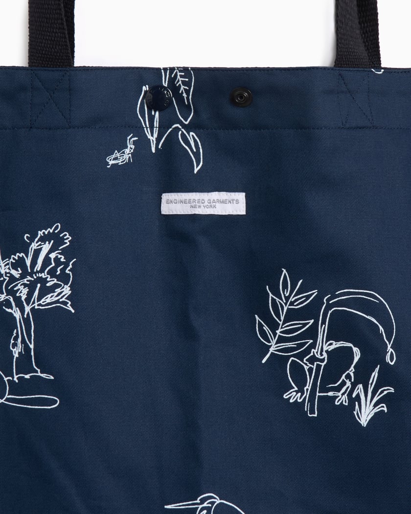 Engineered Garments Unisex Carry All Tote Bag Unisex Tote Bag Blue
