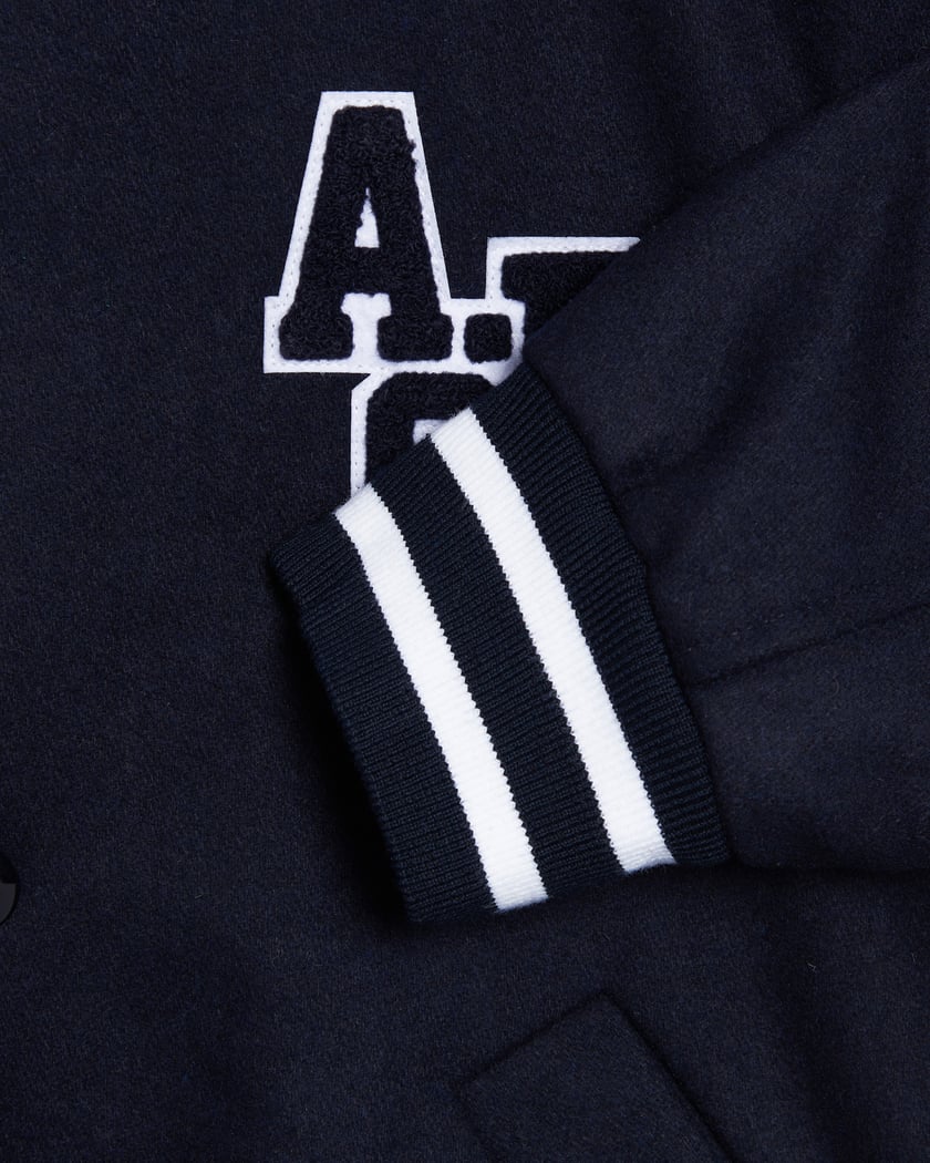 A.P.C. Micky Men's Bomber Blue WOANW-M02974-PIN | FOOTDISTRICT A.P.C. Micky Men's Bomber Blue WOANW-M02974-PIN | FOOTDISTRICT