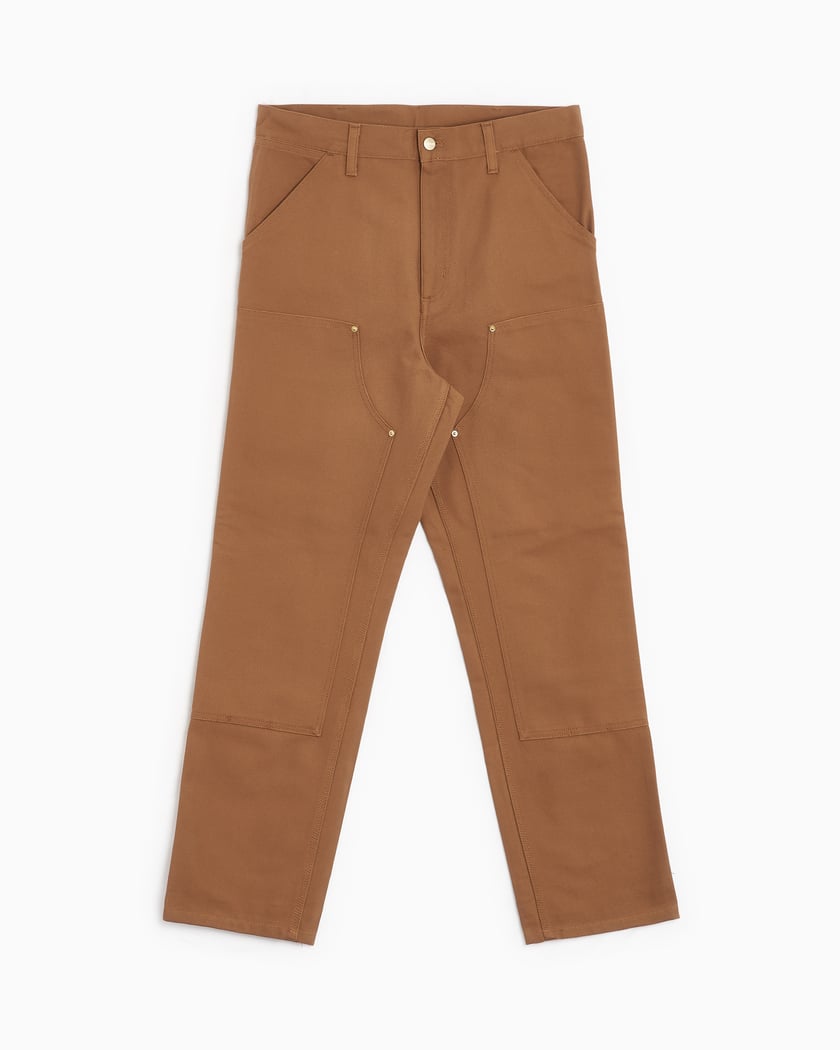 Carhartt WIP Double Knee Men's Pants Men's Chino Pants Brown