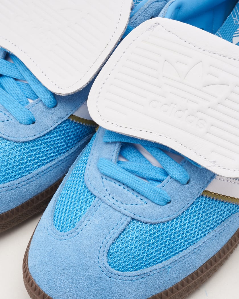 Samba blue adidas deals