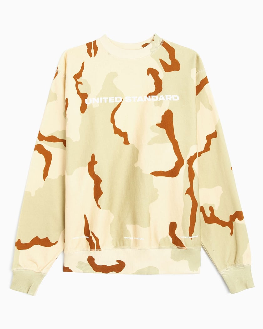 United Standard Camo Logo Men's Crewneck Multi USXMSW05JY05