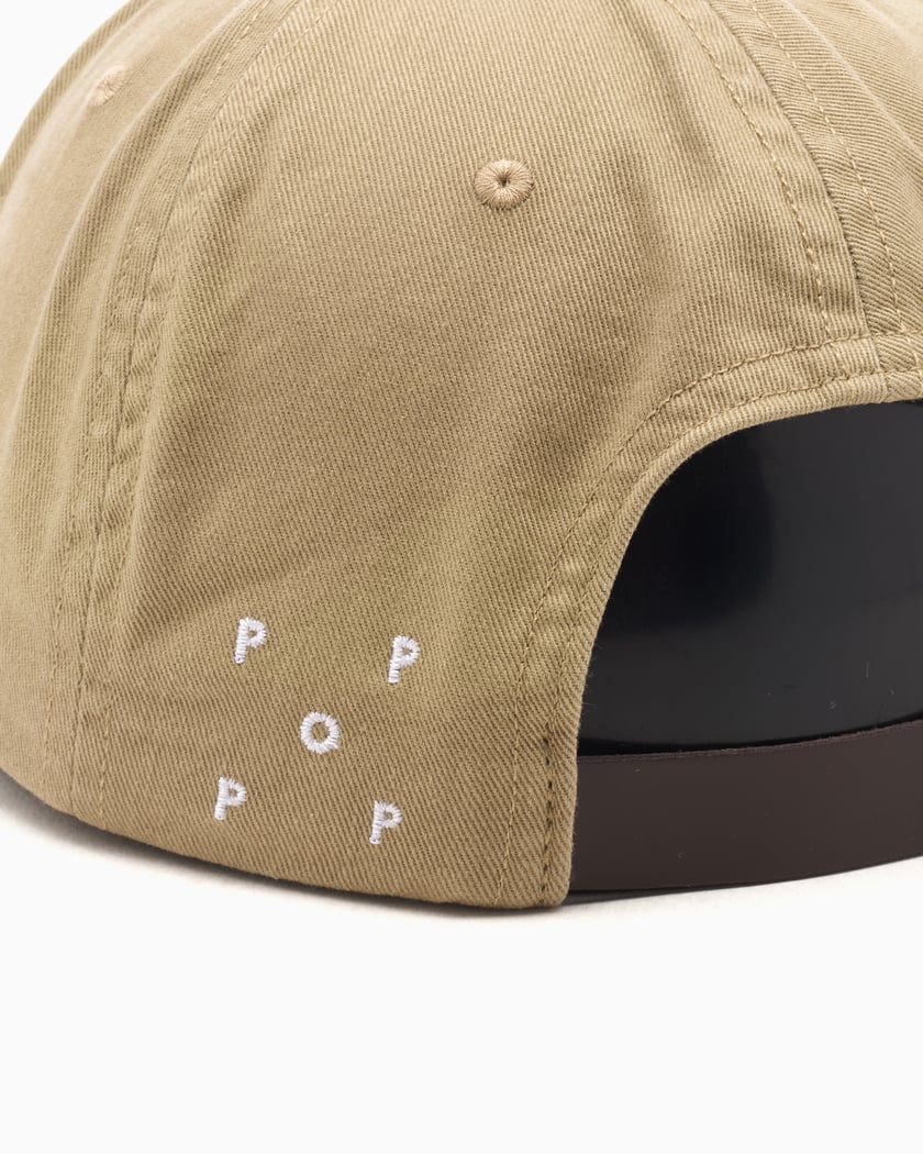 Pop Trading Company Arch 6 Panel Flexfoam Unisex Cap Beige Pop Trading Company Arch 6 Panel Flexfoam Unisex Cap Beige