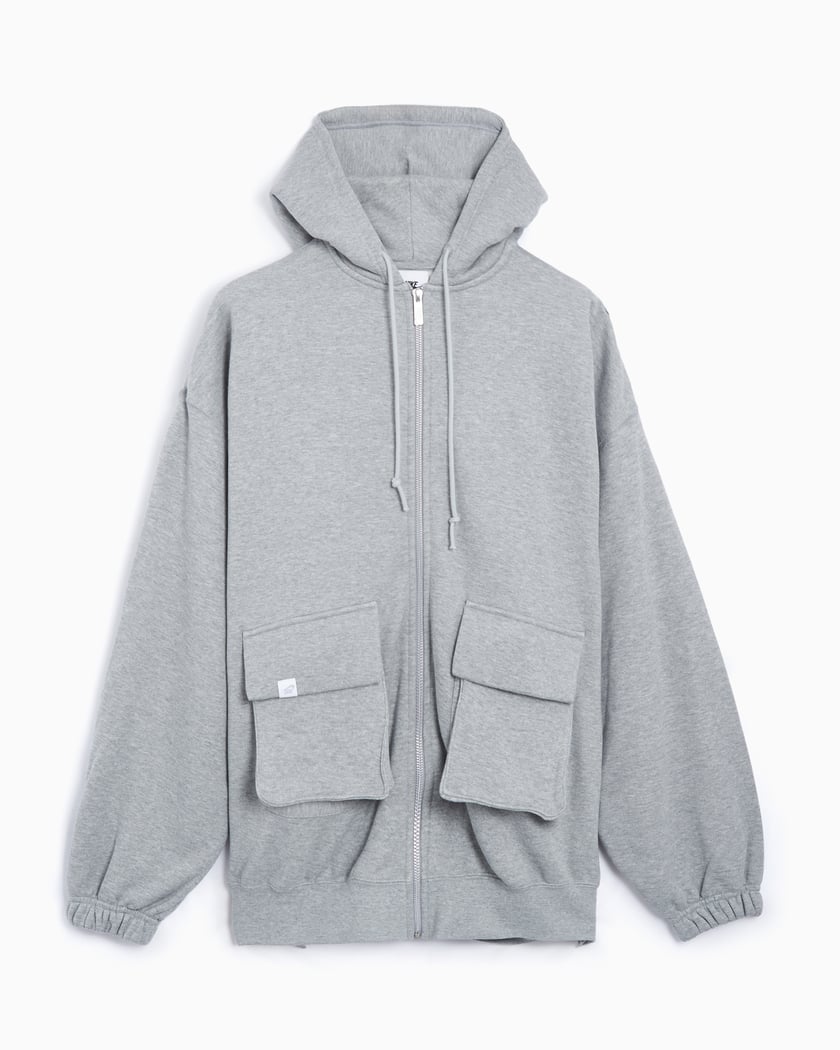 Nike Sportswear Dance Women s Oversized Full Zip Hoodie Grigio FV7515 063 FOOTDISTRICT
