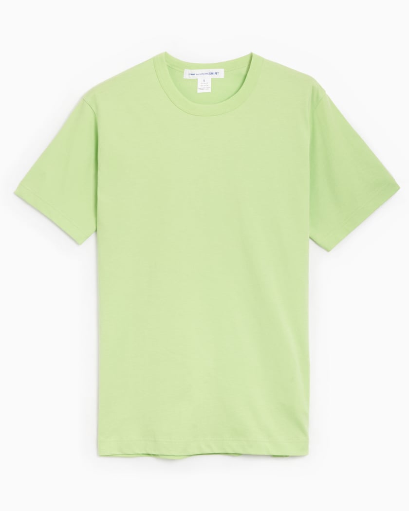 Comme Des Garcons Shirt Men s Knit T Shirt Green FN T005 W24 2 FOOTDISTRICT