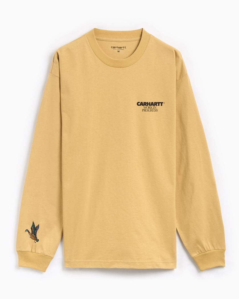 Carhartt WIP Ducks Unisex Long Sleeve T-Shirt Beige I033663