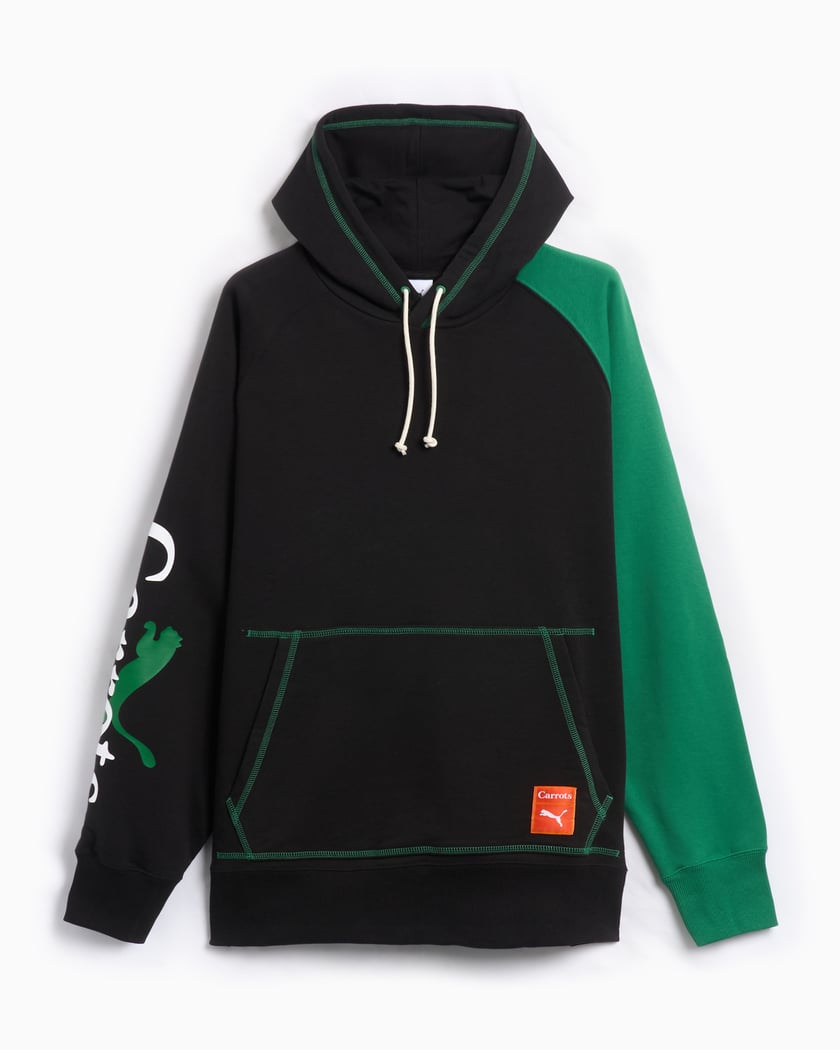 Puma x Carrots Men s Graphic Hoodie Black 627445 01 FOOTDISTRICT