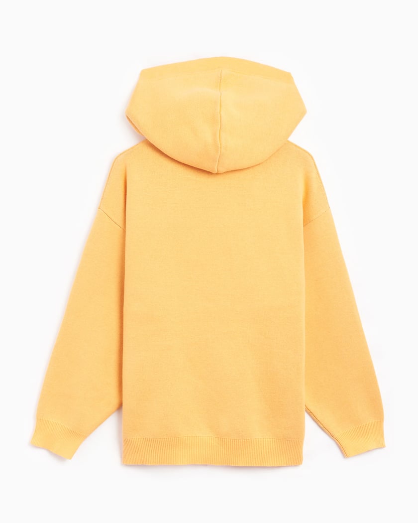 Pleasures Balance Men's Jacquard Hoodie Orange, Yellow P24SP025-PEACH | FOOTDISTRICT Pleasures Balance Men's Jacquard Hoodie Orange, Yellow P24SP025-PEACH | FOOTDISTRICT