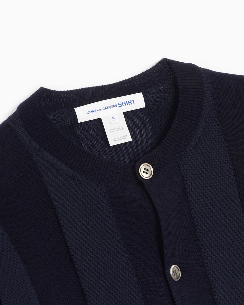 Comme des garcons shirt discount cardigan