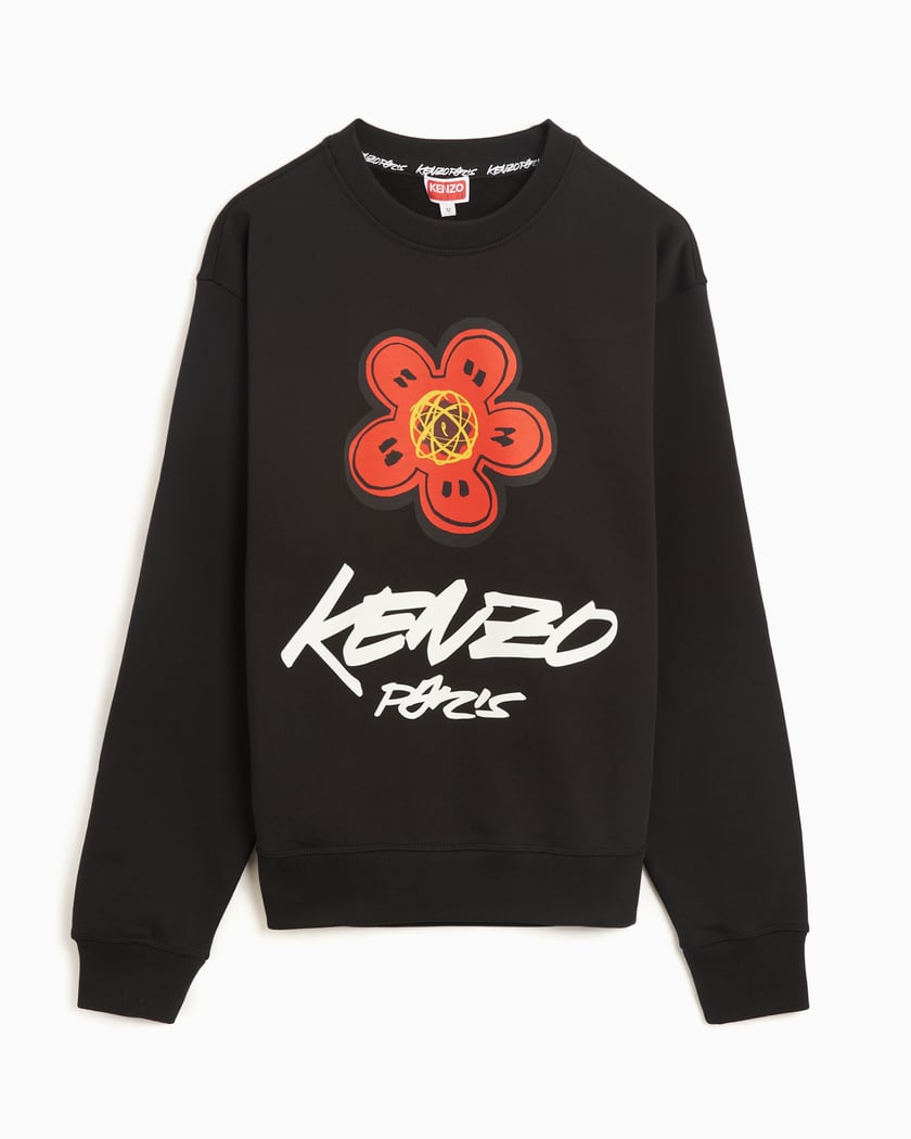 Sweatshirt Kenzo x Futura pour homme Noir FF65SW2524MC-99J