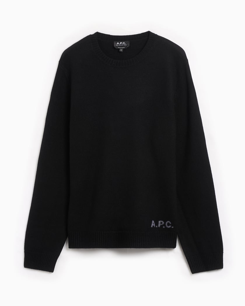 A.P.C. Edward Men s Sweater Black WVBDJ H23059 LZZ FOOTDISTRICT