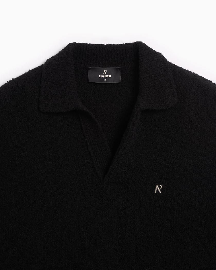 REPRESENT Boucle Men's Textured Knit Polo