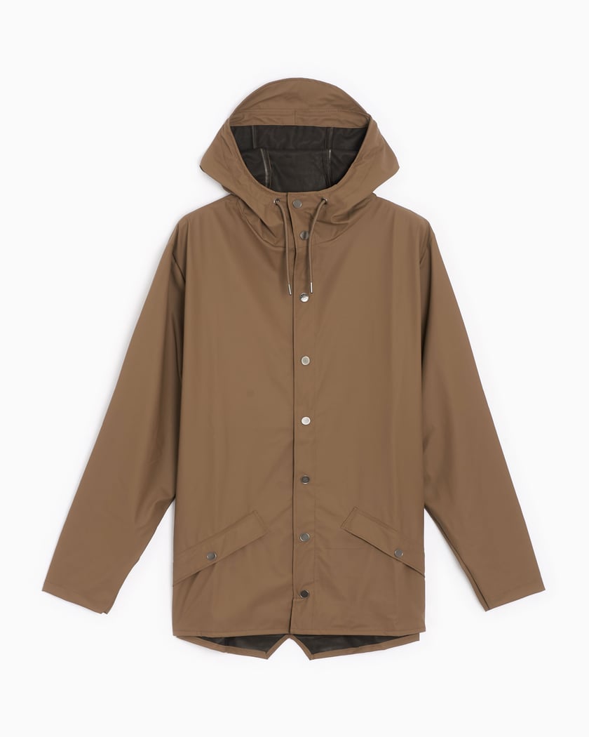 Rains Essential Unisex Jacket Brown 12010 WOOD Buy Online at