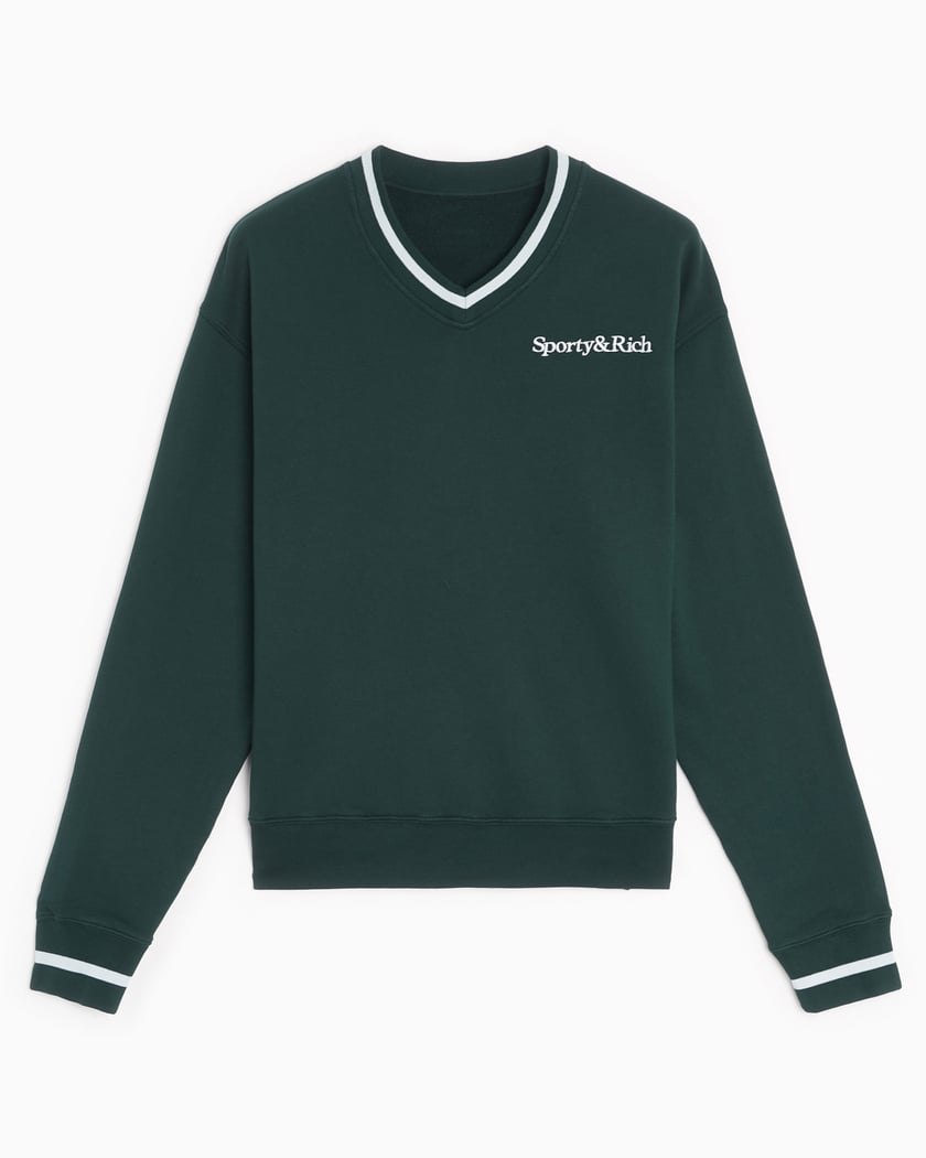 V neck sweat shirt hot sale