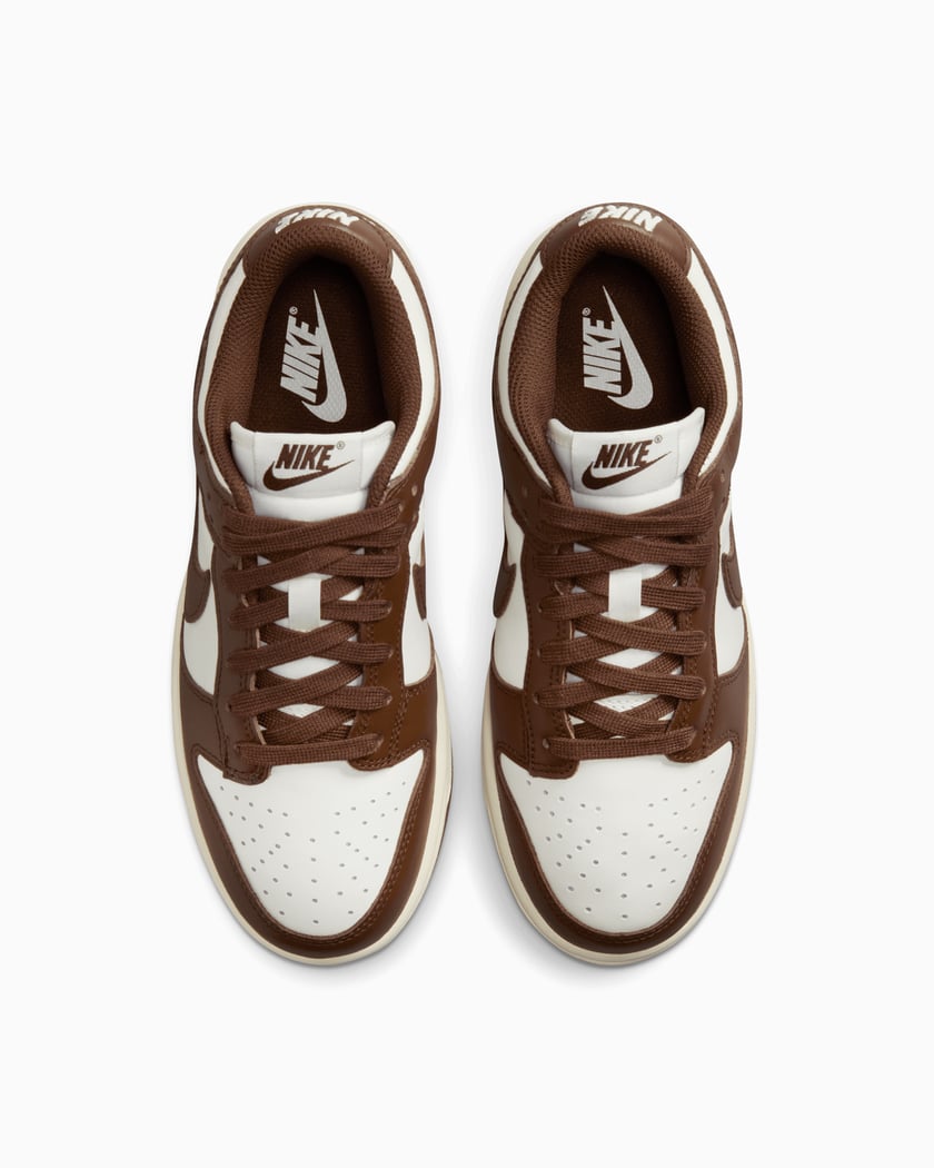 Nike dunk basse donna marrone sales