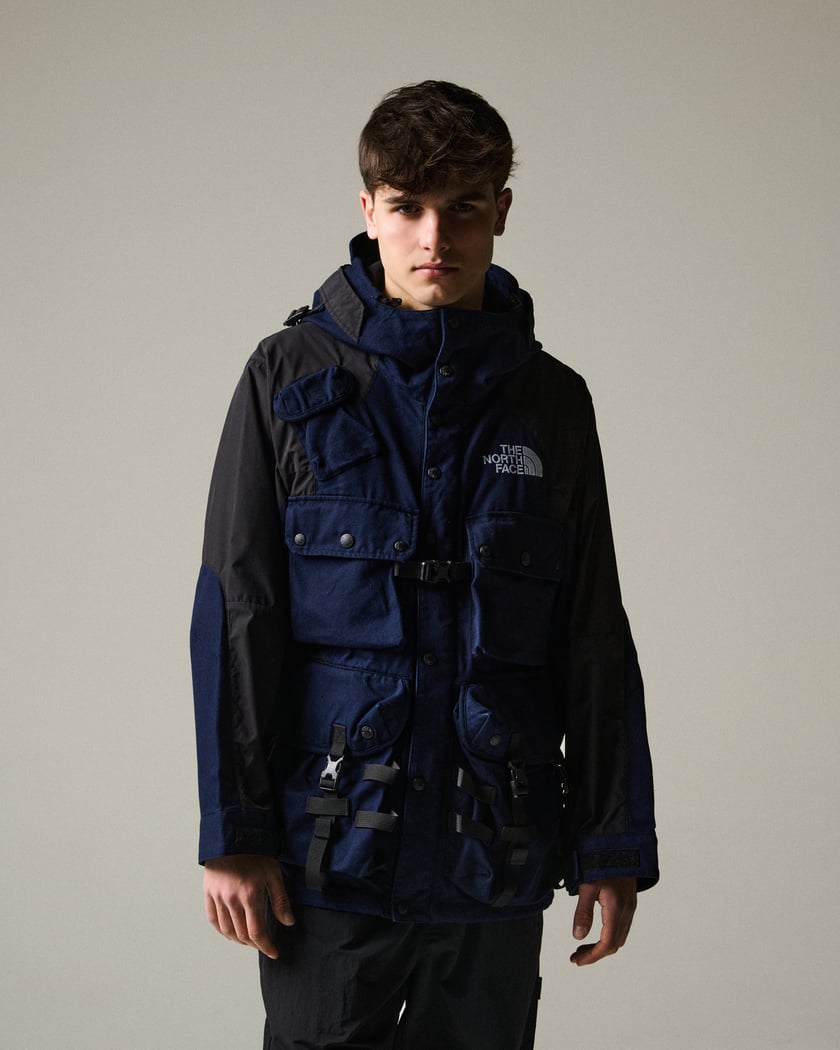 The North Face Denim Men's Hooded Jacket Blue NF0A884VDG71| Buy ...