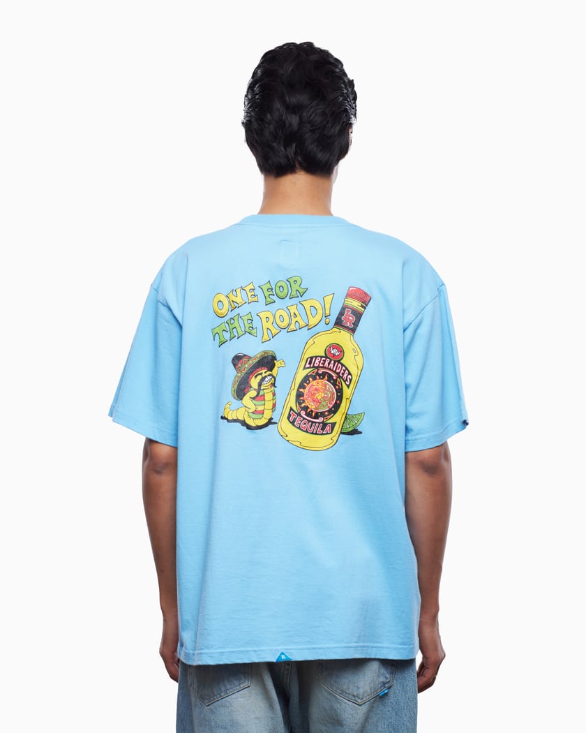 Liberaiders® Tequila Bottle Men's T-Shirt Blue 756022303-SAX Liberaiders® Tequila Bottle Men's T-Shirt Blue 756022303-SAX