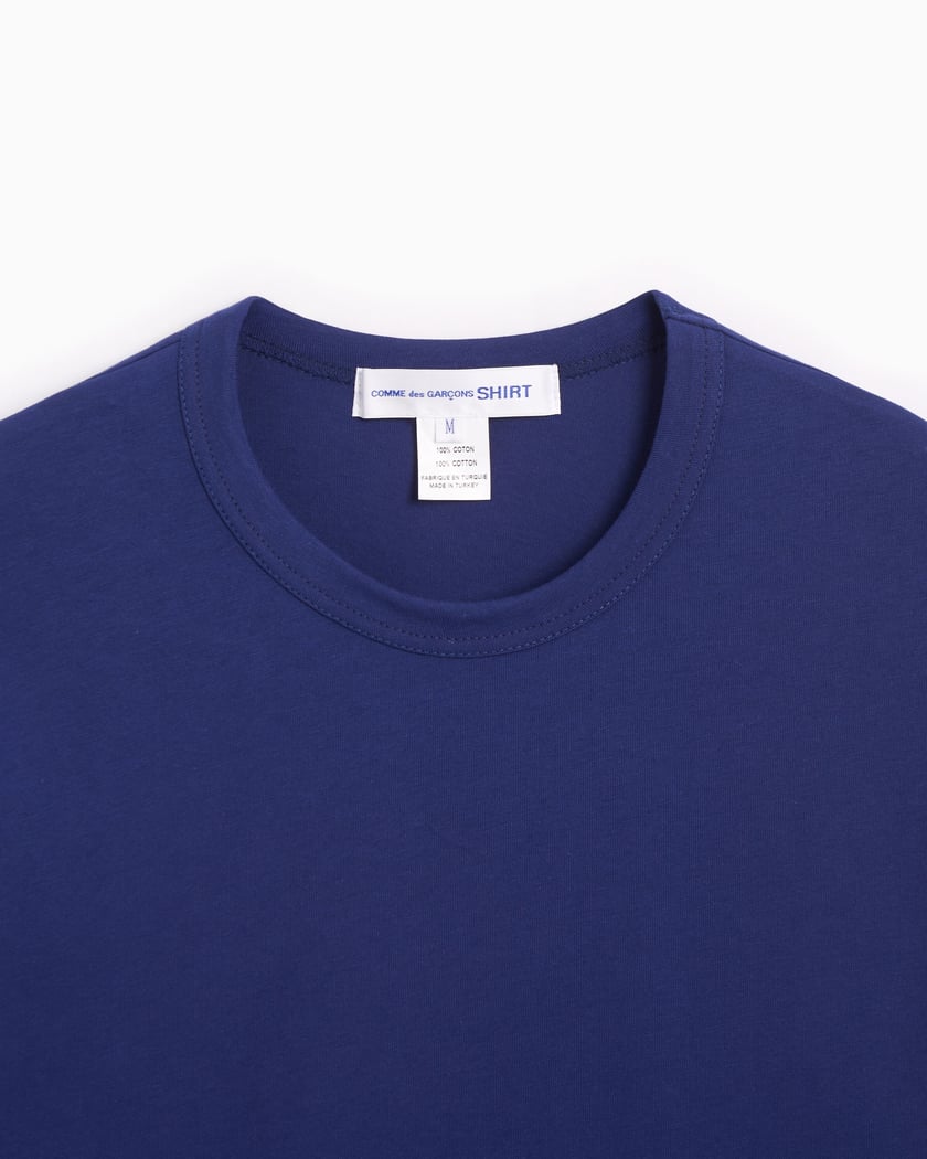 Comme Des Garçons Shirt Men's Long Sleeve Knit T-Shirt Azul FM 