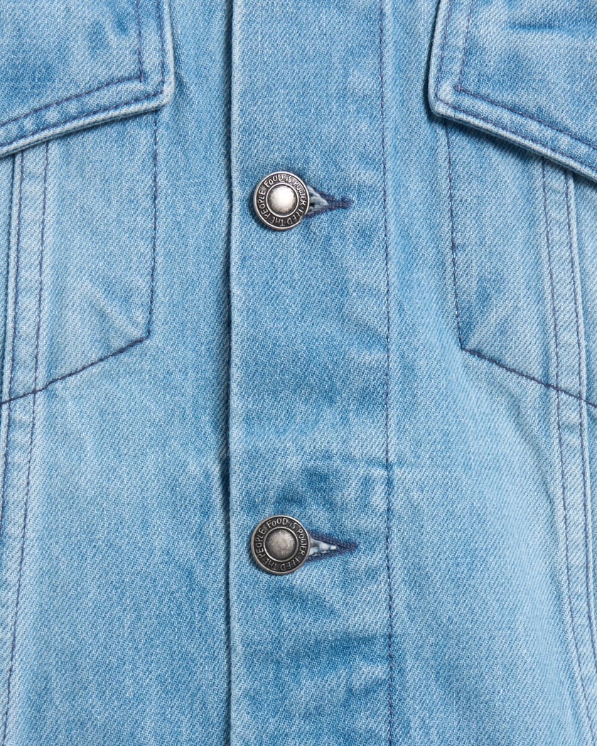 Sky High Farm Workwear Sweet Dreams Denim Unisex Jacket Blue
