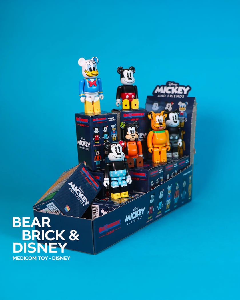 Medicom Toy Be@rbrick Chase Mickey Mouse and Friends Surprise Box