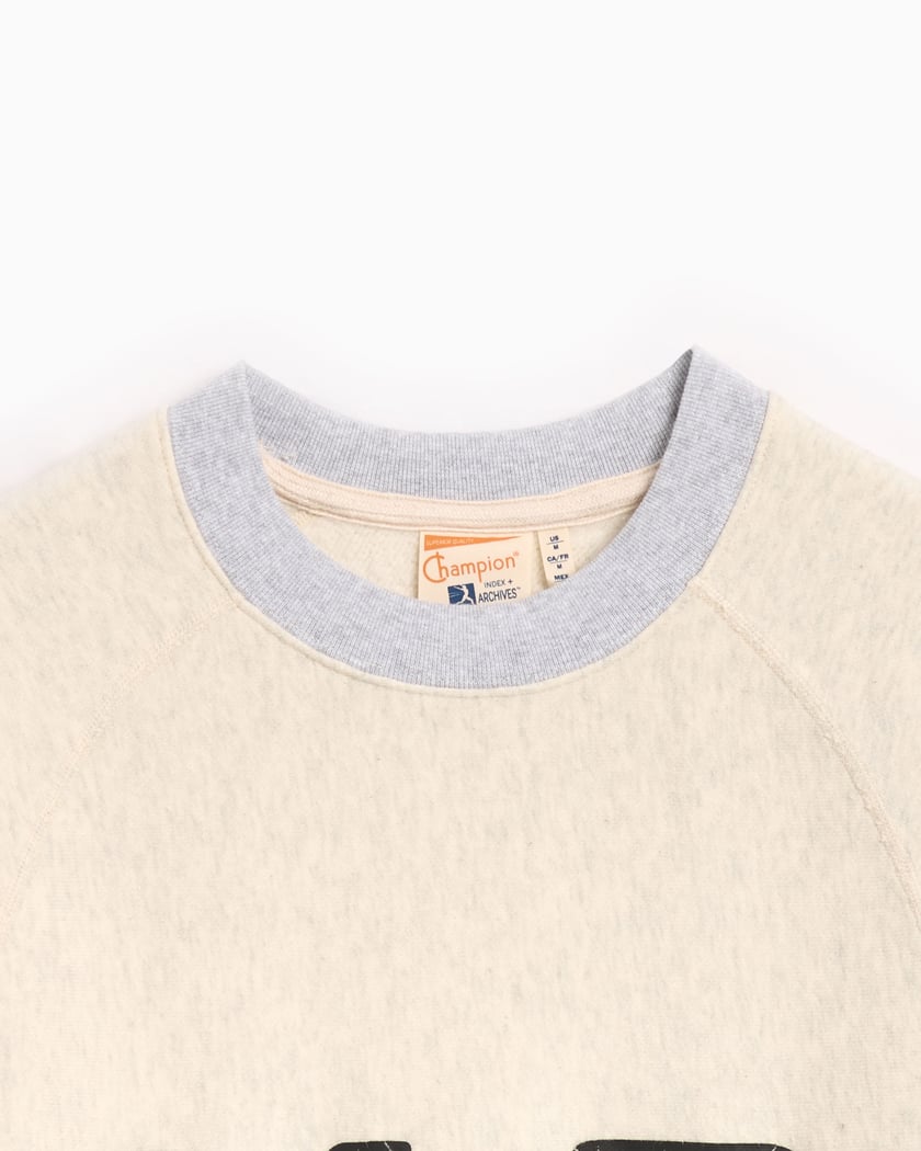 Champion 119 Men s Short Sleeve Sweatshirt Beige 220665 EM005 FOOTDISTRICT