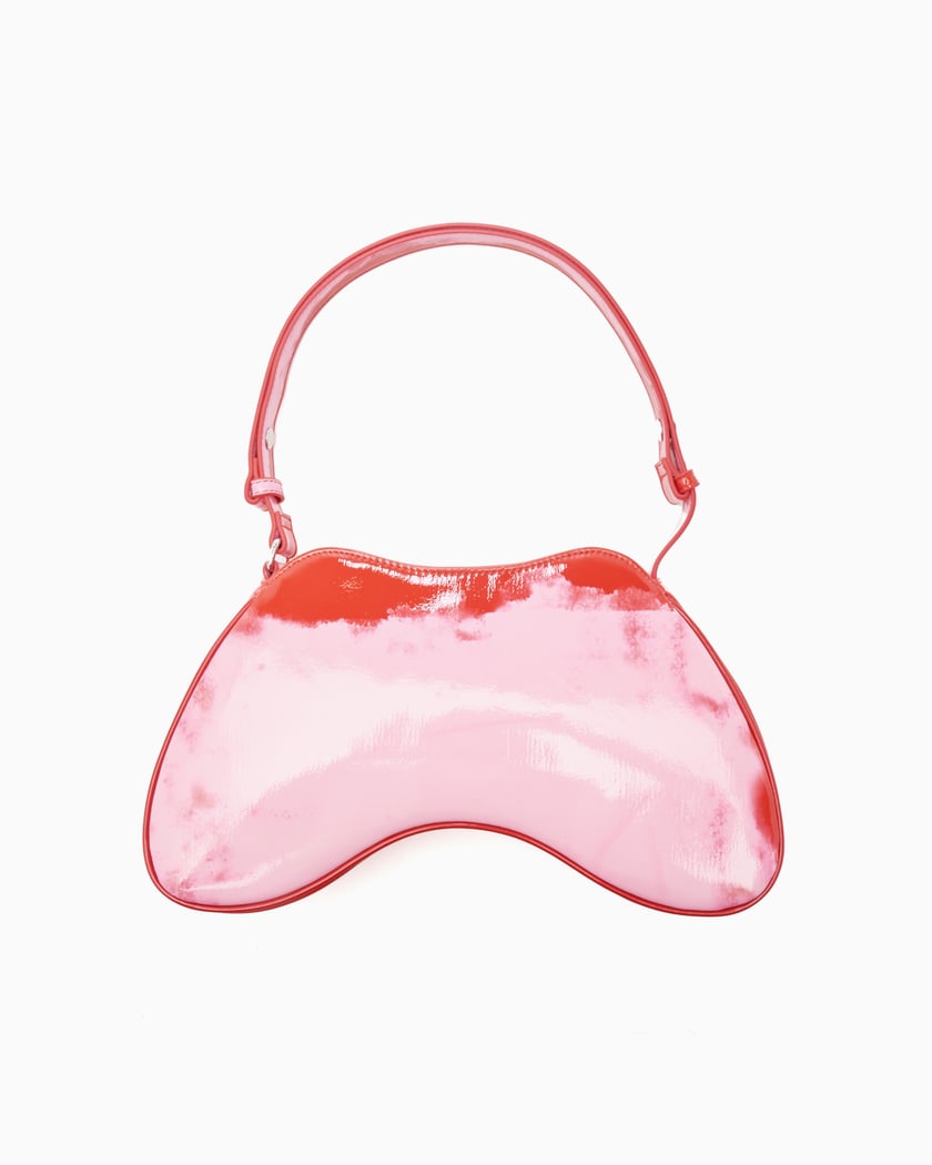 Diesel PLAYハンドバッグX09100 PLAY SHOULDER Play-Glossy shoulder bag｜ホワイト｜ウィメンズ
