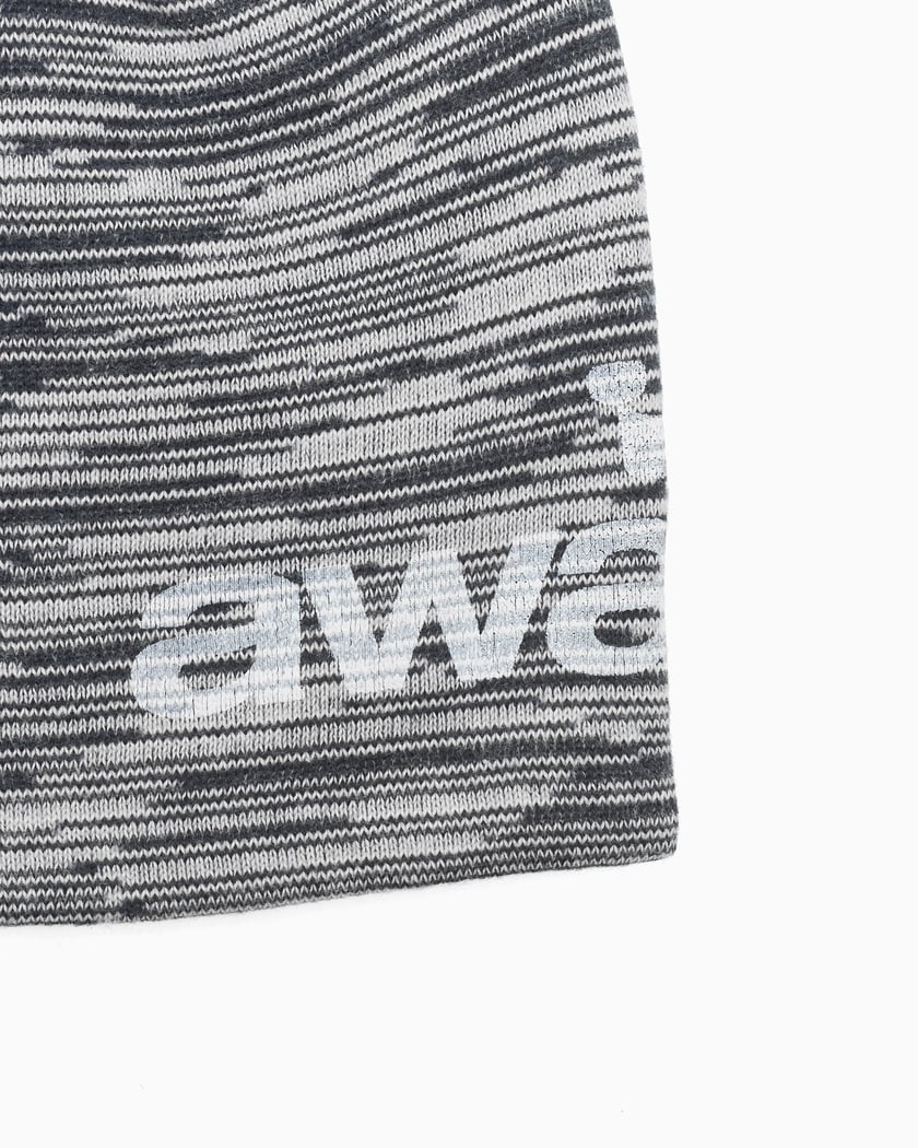 Awake NY Gradient Crown Logo Skully Unisex Beanie Gray AWK
