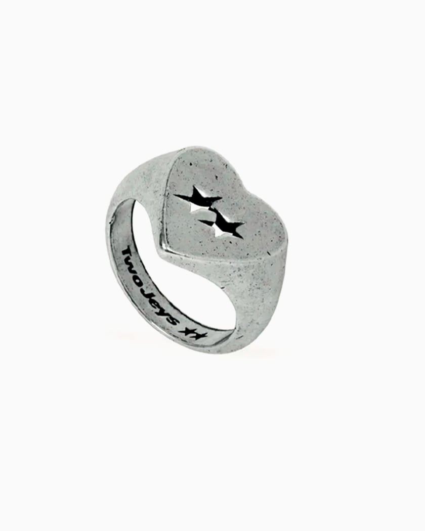 驚きの価格が実現！ Ring Signet Clover TwoJeys Silver 20570100120 colored アクセサリー