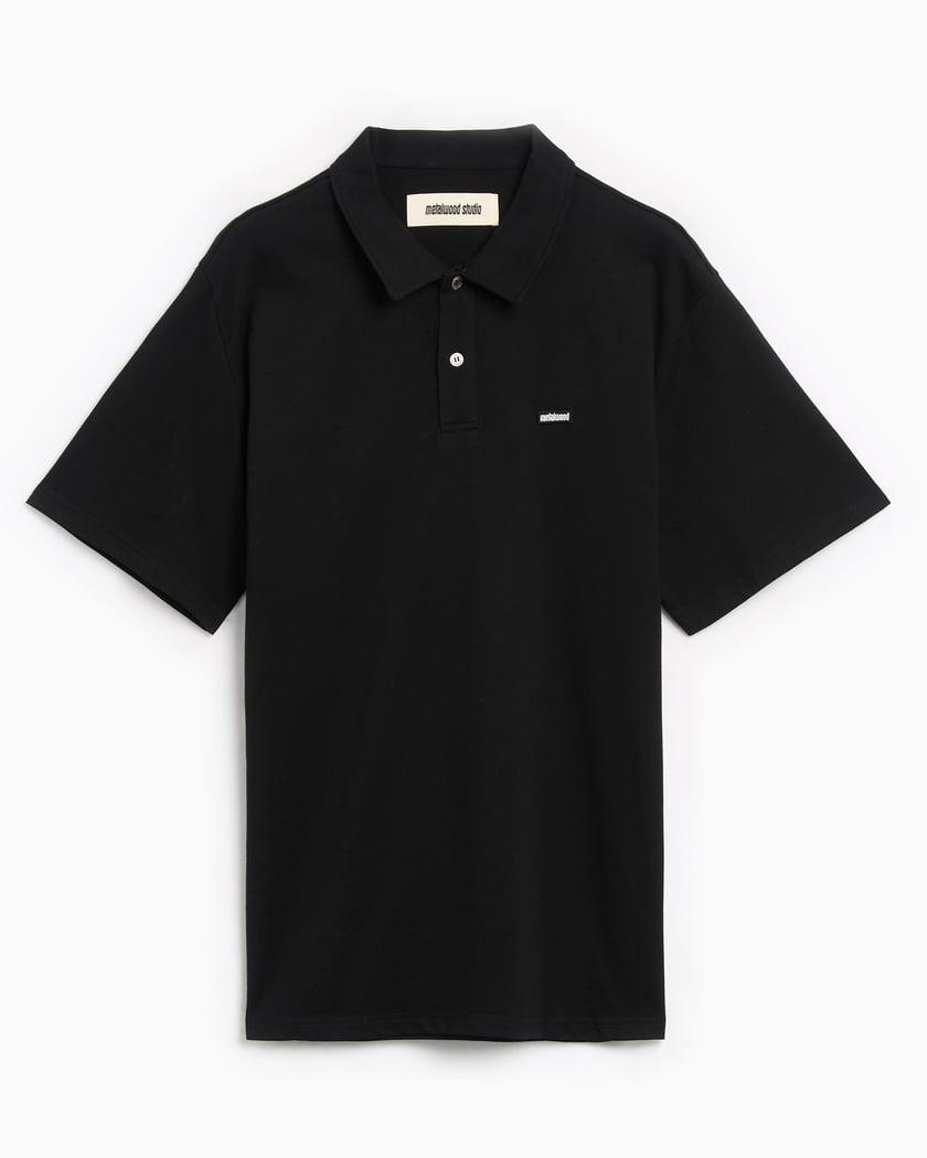 Polo lacoste negro hombre outlet