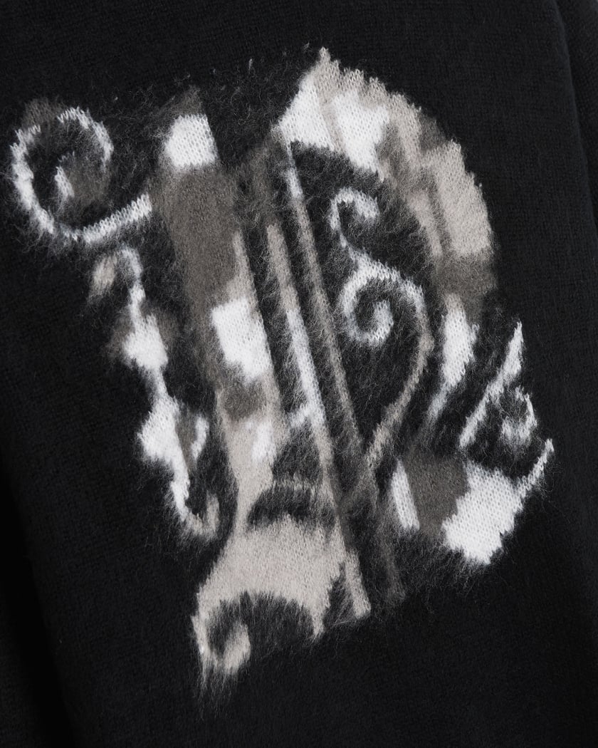 thisisneverthat® Fortuna N-Logo Men's Sweater Black TN233KKNPK03-BLK |  FOOTDISTRICT