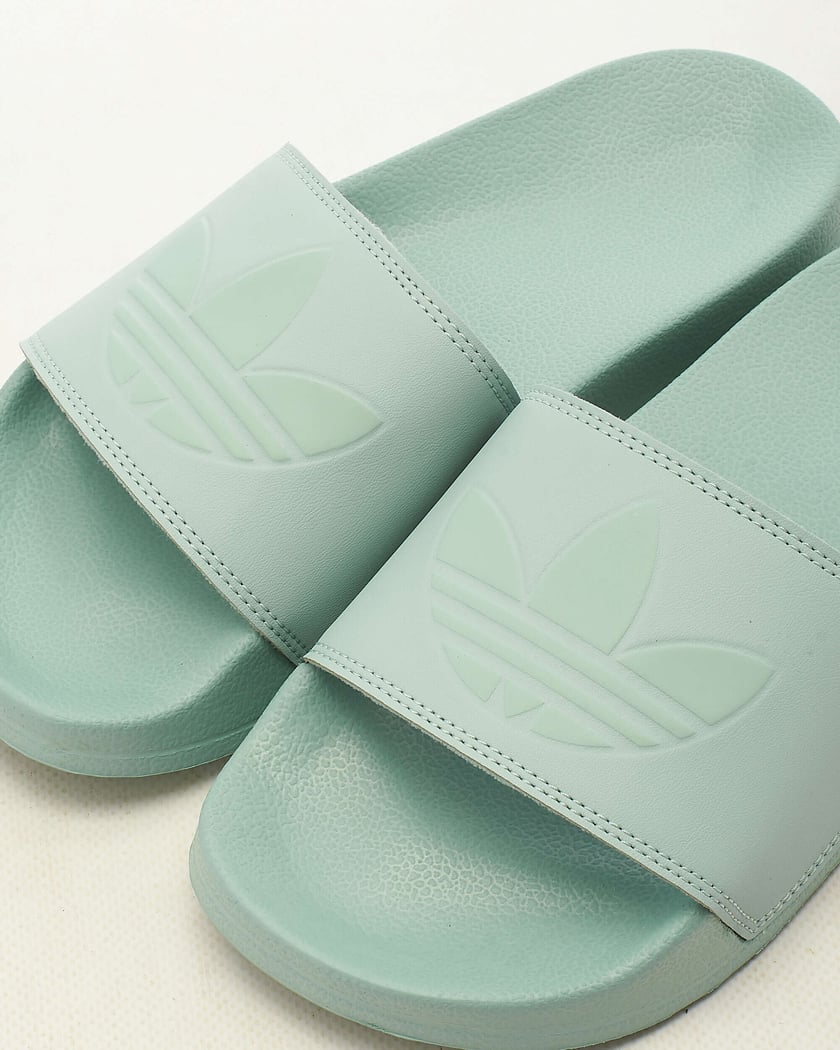 Mint green adidas slides 2025