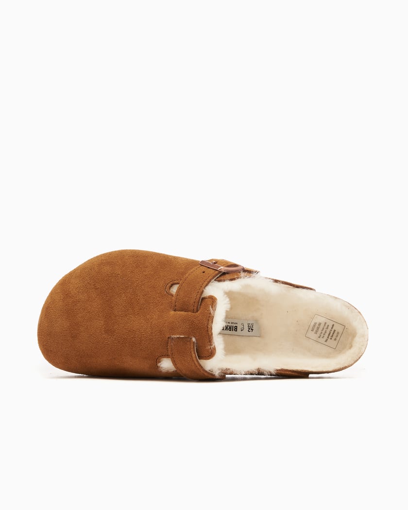 Birkenstock shearling clog sale clearance