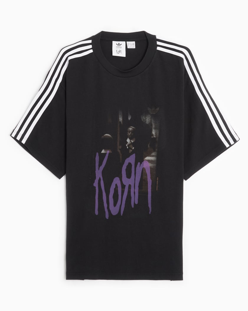 adidas Originals x Korn Men s Graphic T Shirt Noir IN9099 FOOTDISTRICT