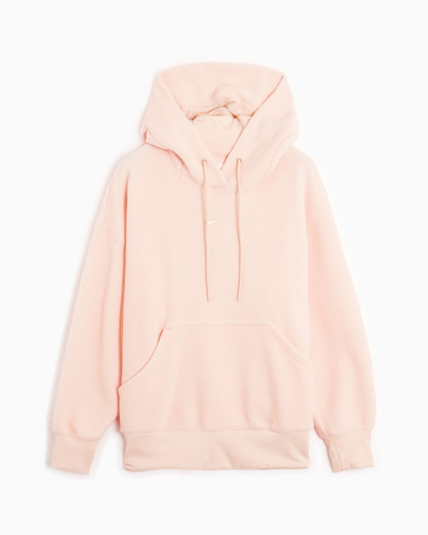 Nike Sportswear Plush Women s Oversized Hoodie Pink DQ6840 838 FOOTDISTRICT