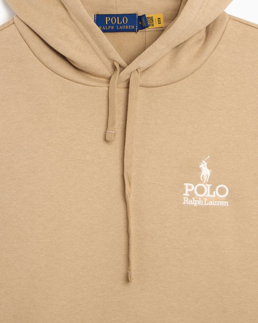 Polo Ralph Lauren Logo Men's Hoodie Beige 710B14661005 | FOOTDISTRICT