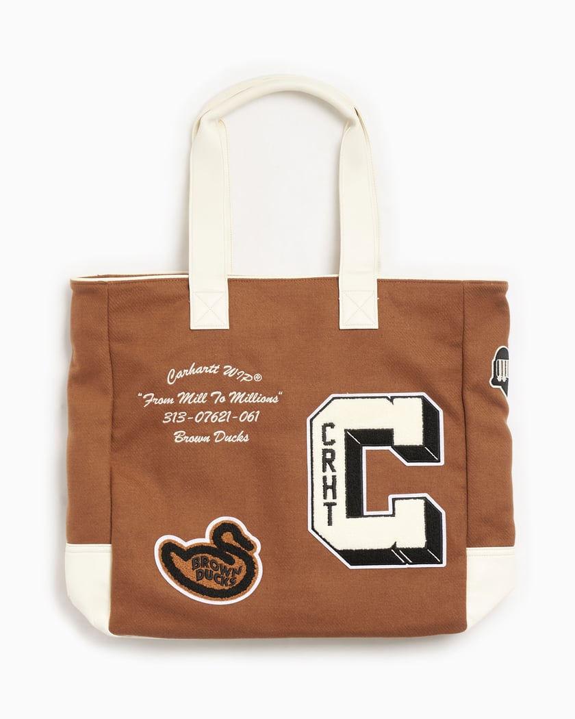 【驚きの値段】 Carhartt WIP Brown Ducks Unisex Tote Bag Brown I033799-1X4XX バッグ
