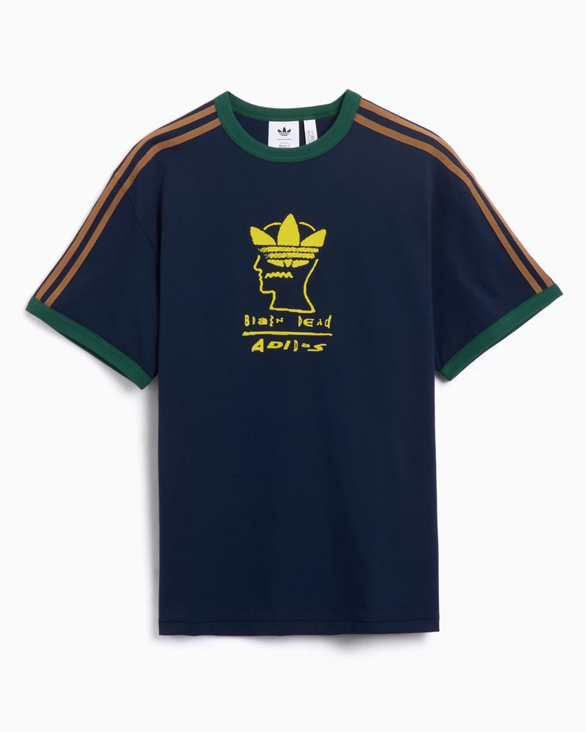 adidas Originals Q12 Death Metal Men's T-Shirt Yellow JP0197