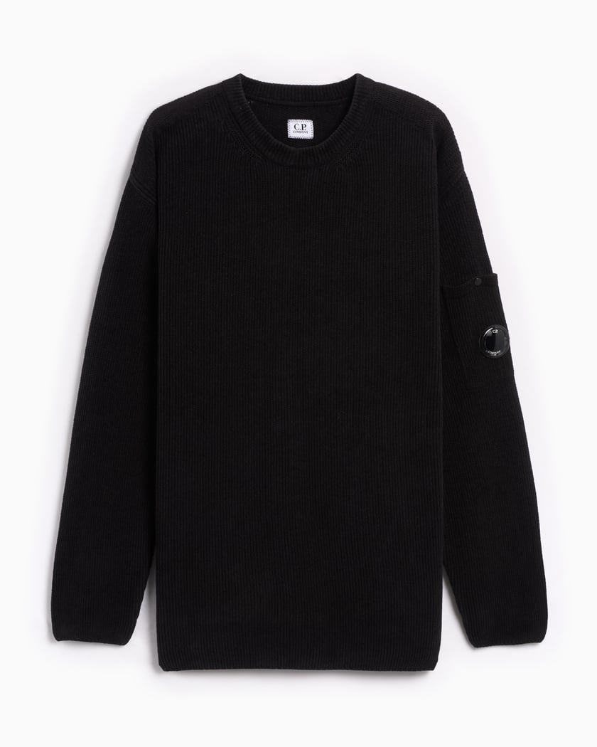 CP Company Men s Knit Sweater Black 16CMKN043A005687G 999 Buy