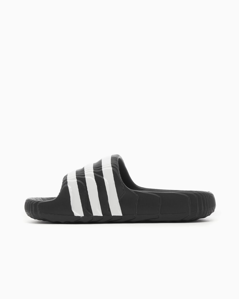 Adidas mens black flip flops online