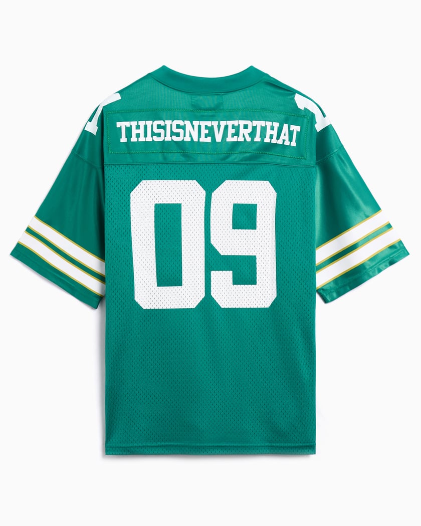 thisisneverthat® Football Relaxed Men's Jersey T-Shirt Green