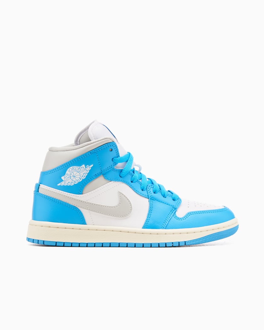 Air Jordan Women's 1 Mid Blue BQ6472-400 | FOOTDISTRICT