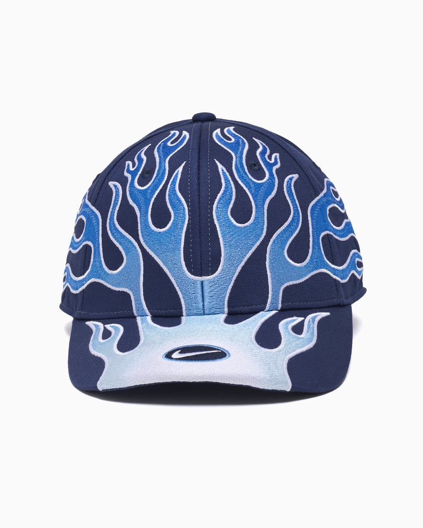 Nike Club OG Flame Unisex Cap Blue HV6642-410 | FOOTDISTRICT