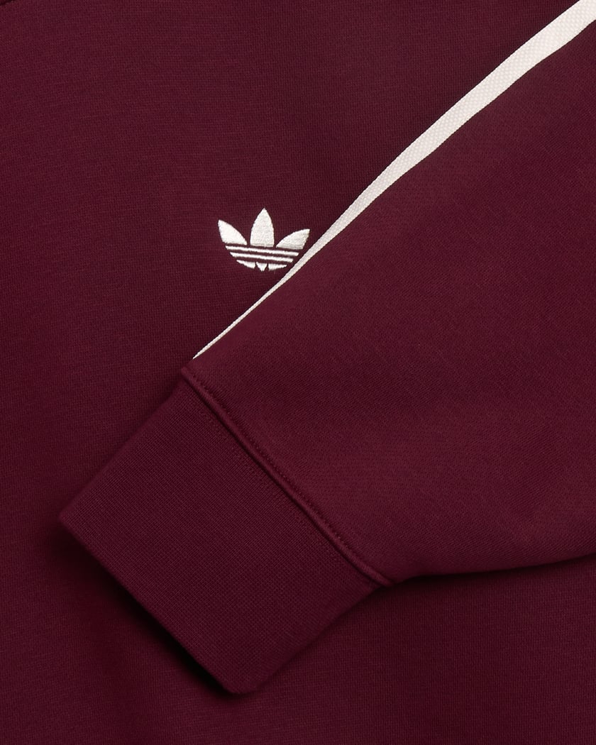 adidas Originals x Sporty & Rich Women's Sweatshirt Burgundy