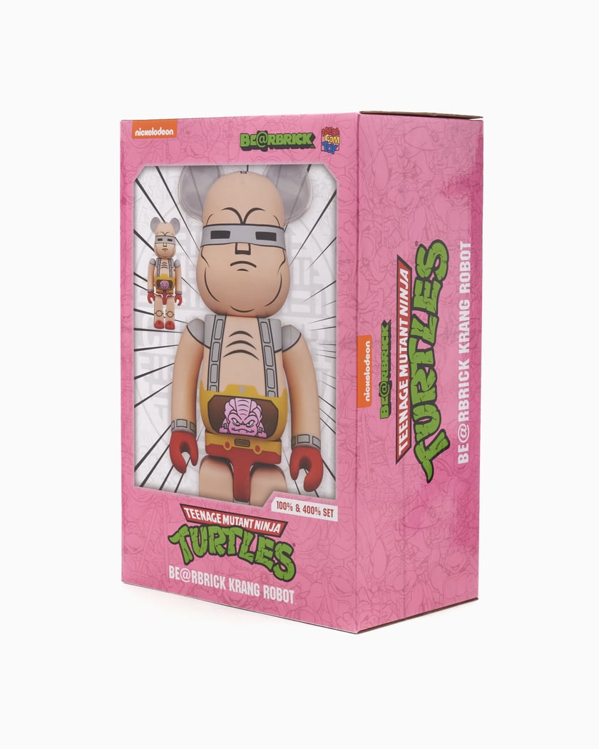 Medicom Toy Be@rbrick Krang Robot 100%+400% Multi BBRCK400TMNTKR |  FOOTDISTRICT