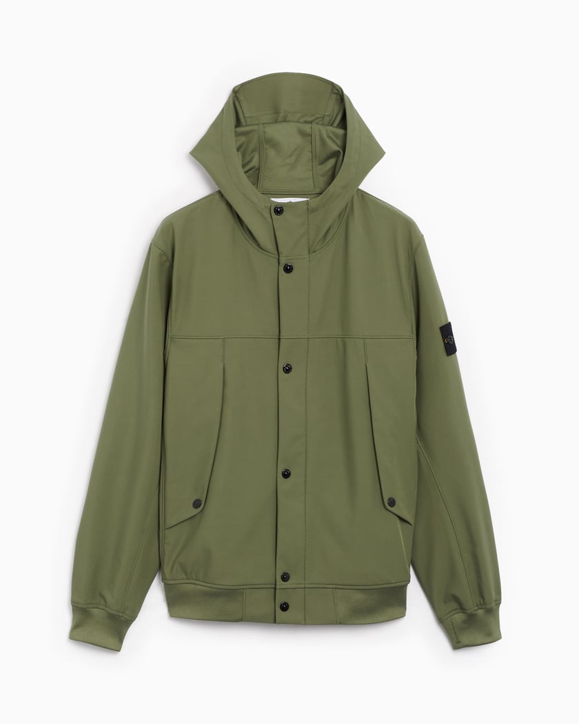 Stone Island Men s Hooded Jacket Green 801540227 V0059 FOOTDISTRICT