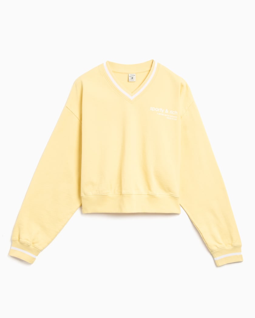 White and yellow sweater online